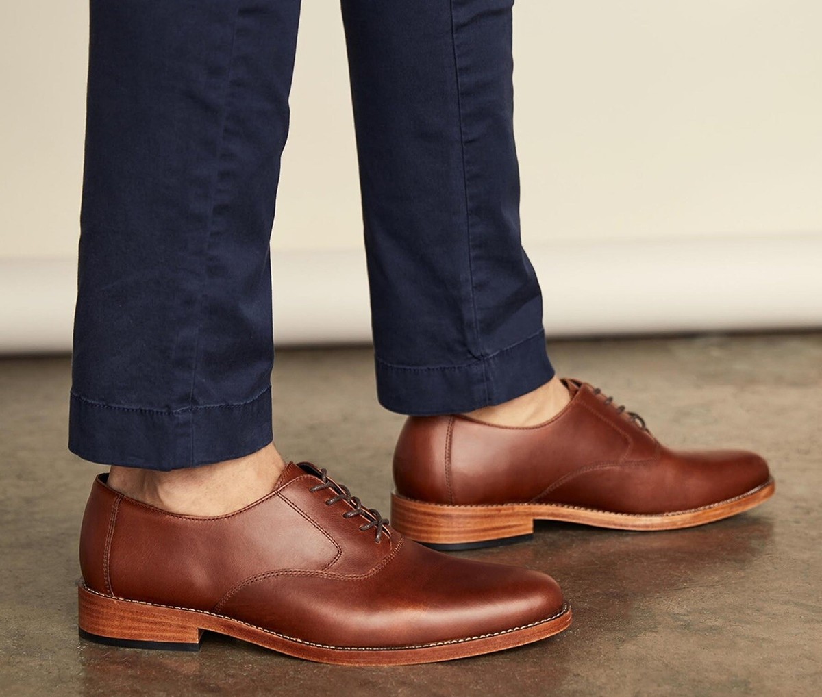 Nisolo Men\'s 10 Brown‎ Leather Oxford Dress Shoes New Why Nisolo Cut Prices on Its Best-Selling Leather Shoes  main image 4
