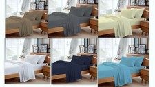 CCWB 100 Egyptian Cotton Extra Deep Pocket 4PC Sheet Set Solid 800 Thread Count