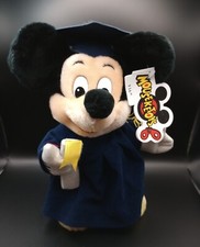 Vintage Disneyland/WDW Graduation Mickey 11" Mouseketoys Vintage Disney Plush