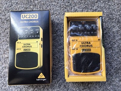 Behringer UC200 ULTRA CHORUS  Guitar Effects Pedal - Never Used!!