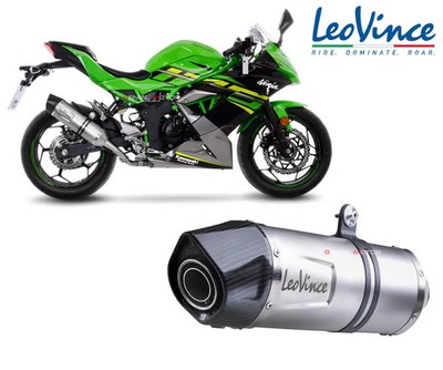Exhaust Leovince LV ONE EVO INOX approved KAWASAKI NINJA 125 2019 > 2024 14293E