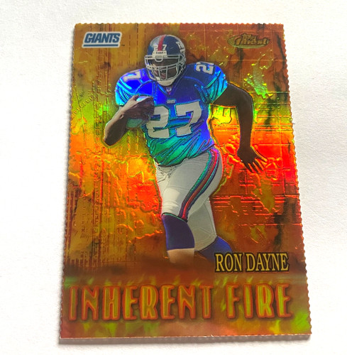 Ron Dayne, Jamal Anderson [Gold Refractor] #178 2000 Topps Finest card
