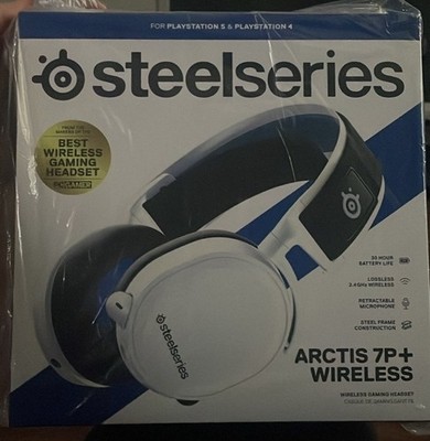SteelSeries Arctis 7P+ Wireless Gaming Headset White PS5 PS4 NEW