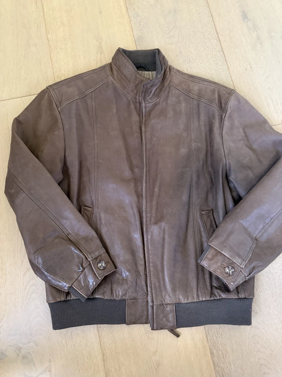 Jos. A. Bank Leather Outer Shell Coats, Jackets & Vests for Men