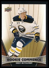 Casey Mittelstadt 2018-19 Upper Deck Rookie Commence Card!!