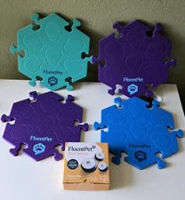 FluentPet Basic Talking Buttons – Set of 4 Buttons and Tiles – Pre-owned