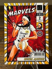 2025 Panini Donruss WNBA #6 Rickea Jackson Net Marvels Los Angeles Sparks