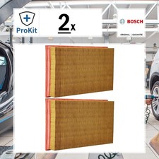 2x ORIGINAL® Bosch Luftfilter für Mercedes-Benz E-CLASS 190 124 Stufenheck 124