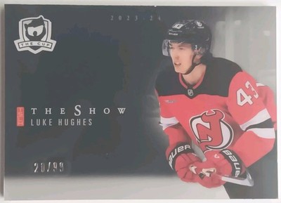2023-24 UD The Cup The Show Black Luke Hughes /99 New Jersey Devils