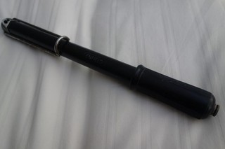 USED VINTAGE ORIGINAL 'ENFIELD' CYCLE BLACK TYRE HAND PUMP.