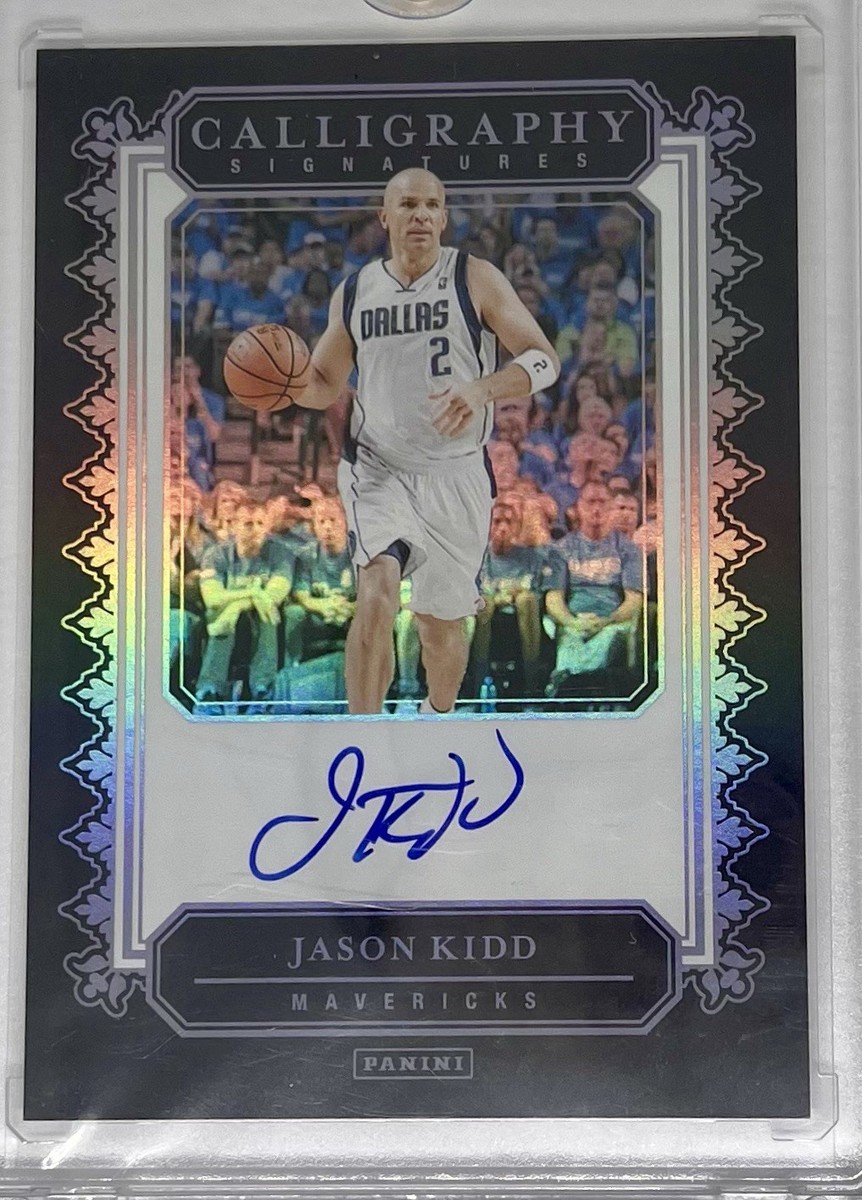 Jason Kidd 2024-25 Panini Donruss Calligraphy Signatures On Card