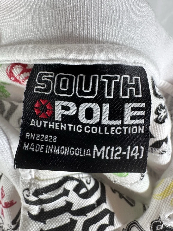 ✅ Polo Polo Polo Polo Sur Grande Niño Manga Corta 2 Botones Y2K Foto 3 de 4