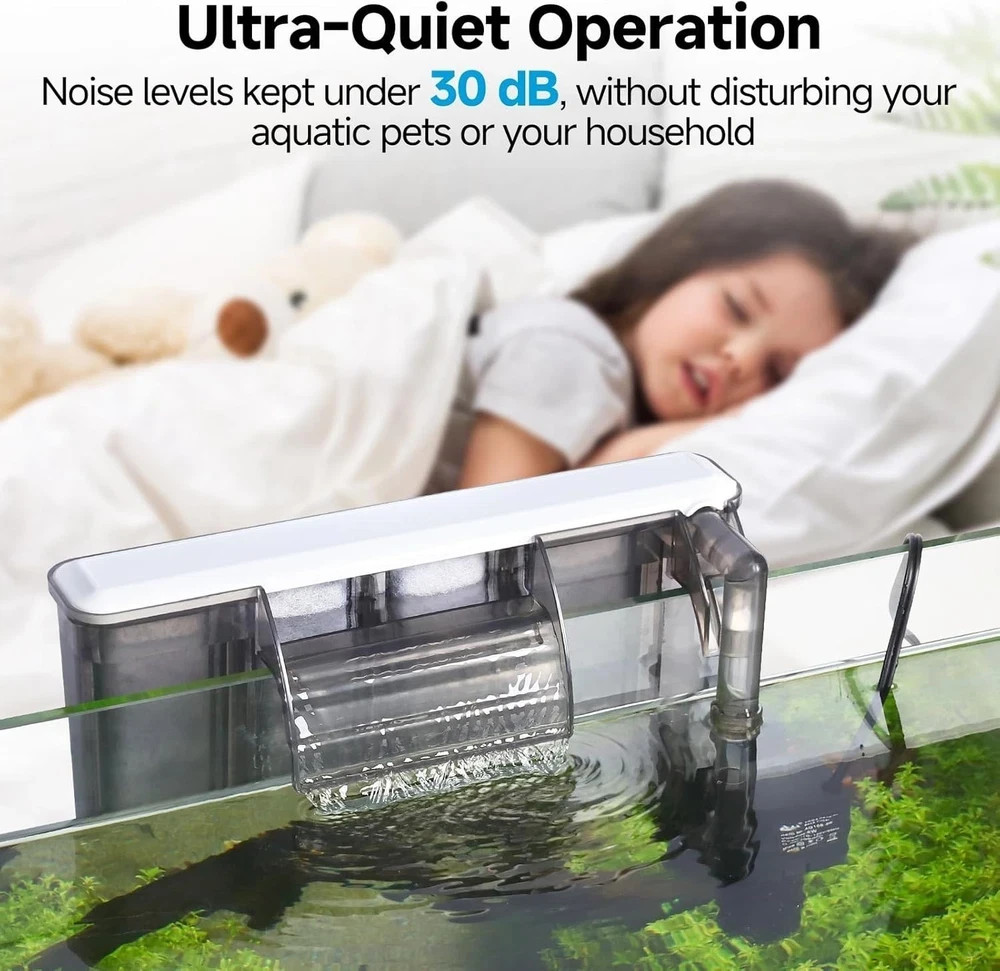 Hang on Back Aquarium Filter for 30-50 Gallon