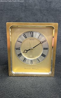 Westminster Whittington Brass Brass Clock/Missing back screw