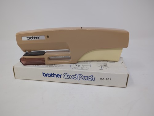 Brother Card Punch KA-451 +Safety Lock Knitting Machine SilverReed Singer Toyoto