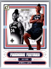 2025 Donruss WNBA Jewell Loyd Franchise Features Press Proof #9 Las Vegas Aces