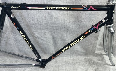 Eddy Merckx Corsa-01 Road Frameset, Dedacciai Zero One EM Chrome