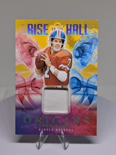 John Elway GOLD Rise to the Hall PATCH /10 --2025 Origins Football #RTH-JEL