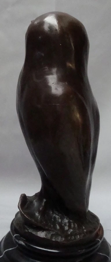 Statue Sculpture Chouette Hibou Oiseau Animalier Style Art Deco Style Art Nouvea - Photo 3/4