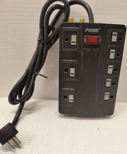 Relocatable Power Tap System with Surge Protector 8 outlet, Lan and Cable ports