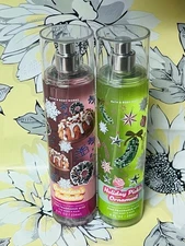 Bath & Body Works Holiday Pickle Ornament & Grandmas Fruitcake Fragrance Mist