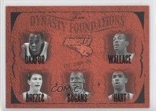 2004 Flair Dynasty Foundations Gold 20/25 Emeka Okafor Gerald Wallace #CHBO 2c9