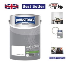 Elegant 5L Brilliant White Silk Emulsion - Perfect for Interior Walls & Ceilings 5.60 per litre
