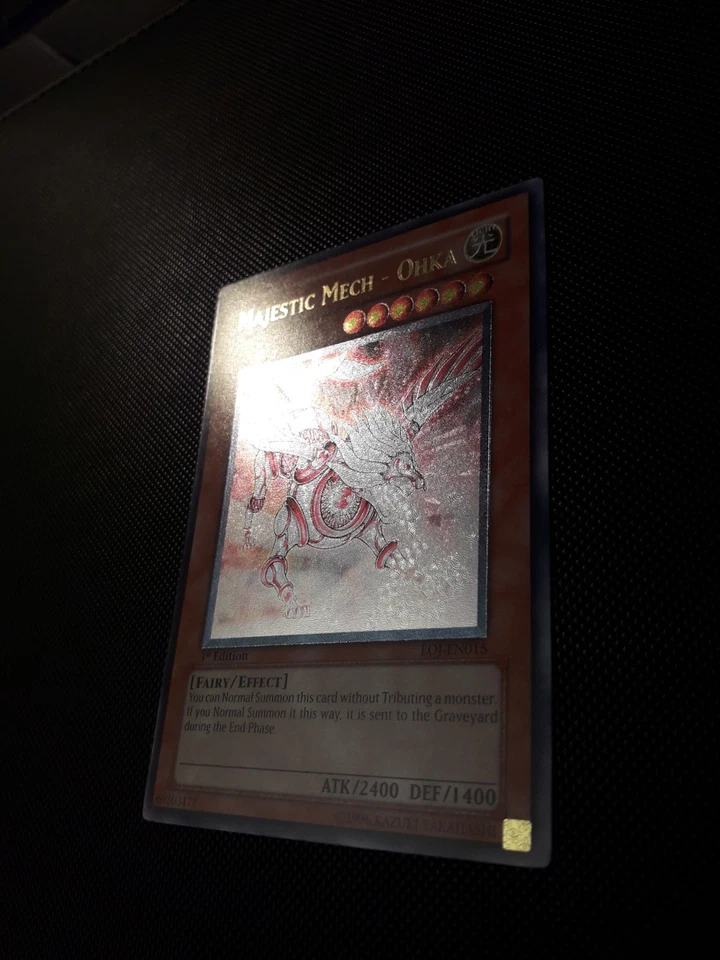 Yu-Gi-Oh! Majestic Mech - Ohka, EOJ-EN015, Ultimate Rare, 1. Ed., Englisch, NM - Bild 2 von 4