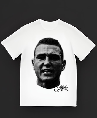 VINNIE JONES Wimbledon T-Shirt | PREMIUM 250 GSM Wales Heavyweight Football Tee