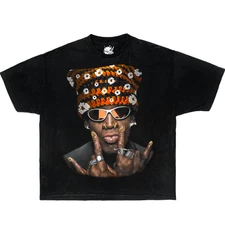DENNIS RODMAN OG Boxy Vintage Shirt Graphic T-shirt Oversized Boxy Streetwear Y2