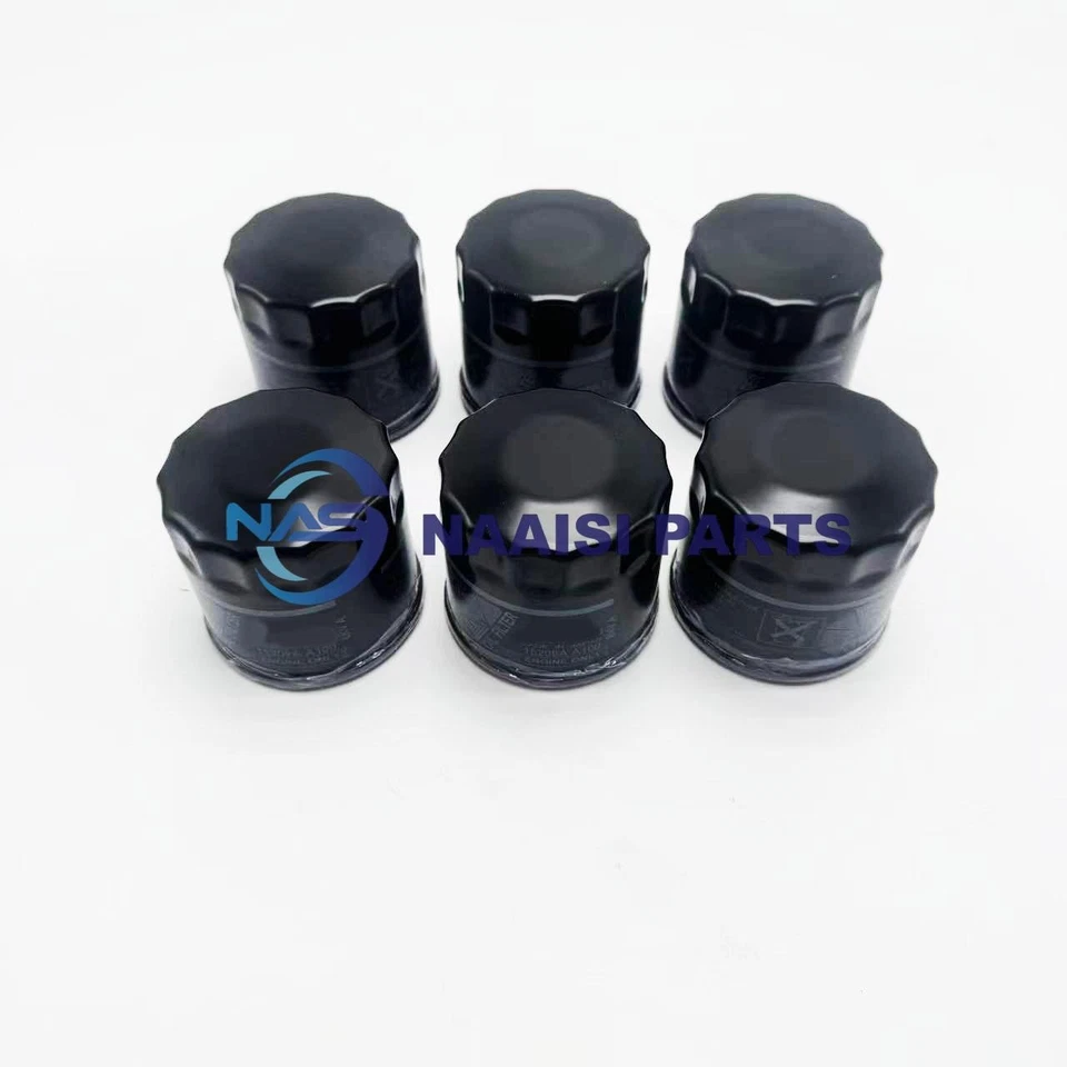 Genuine 6 PACK 15208AA100 For Subaru Impreza Legacy Forester Engine Oil Filter - Imagem 2 de 4