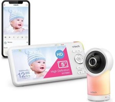 VTECH RM5766HD 5" LCD Screen Smart Video Baby Monitor - White