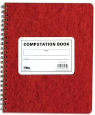Tops Wirebound Quad Computation Book - 76 Sheet - Quad Ruled - 9.50" X 11.75" -