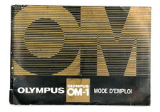 Olympus OM-1 SLR camera instruction manual,86 PAGES,French language