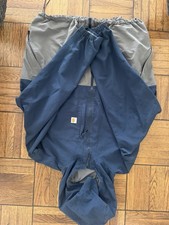 Carhartt Loose Fit Tall 2XL Cotton Blend Work Coveralls Blue Gray 04-039-M