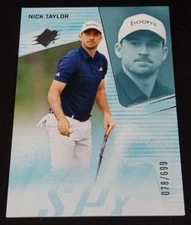 2024 Upper Deck Portfolio Golf #SPX-7 Nick Taylor SPx /699 (59D)
