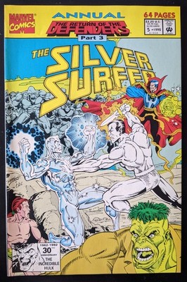Silver Surfer Annual #5 (1992) VF- The Return of the Defenders, part 3
