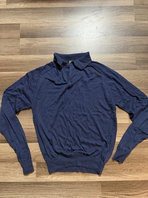 Tom James 20% Cashmere Blend Navy Sweater Mens Size Medium