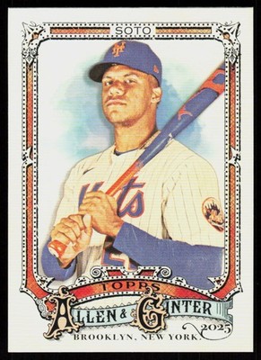 2025 Topps Baseball Allen & Ginter Juan Soto #95 New York Mets | eBay