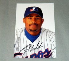 Official MLB Montreal Expos Miguel Batista  Signed  Postcard # 2