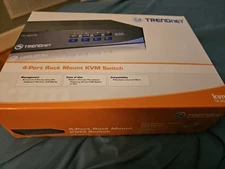TRENDnet 4-Port PS2 Rack Mount KVM Switch Model: TK-401R