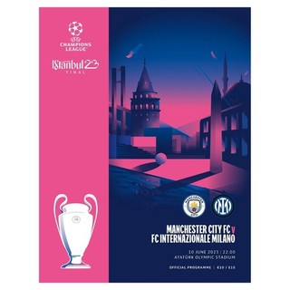 2023 Champions League Final Programme Manchester City v Inter Milan