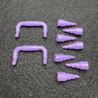 VTG 1989 TMNT Teenage Mutant Ninja Turtles PURPLE DRILL BITS MODULE Handlebars 9