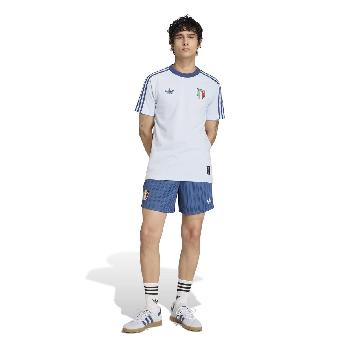 Men's adidas Blue Italy National Team Originals Shorts | eBay