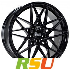 MAM B2 black painted 8.5x19" ET35 LK5 120 ML 72.6 Alufelgen 19 Zoll