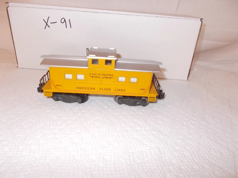 AMERICAN FLYER 24631 INTERNALLY RIVIT LIGHTED CABOOSE PROTOTYPE? LOT #X-91 - Image 2 of 4