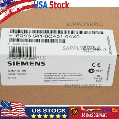 NEW SIEMENS 6AV6641-0CA01-0AX0 6AV6 641-0CA01-0AX0 SIMATIC HMI