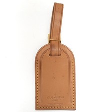 Authentic Louis Vuitton Vachetta Leather Luggage Name Tag LL