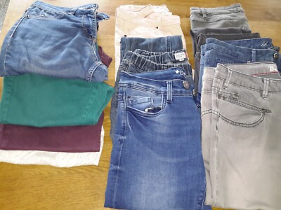 11 x Jeans Hosen Paket Kleiderpaket  Gr.S/Gr.36