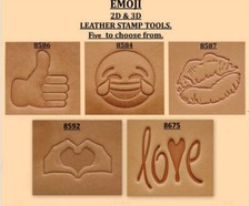 Ivan / Craftool [ IMOJI ] Leather Stamp Tools - 5 Variations
